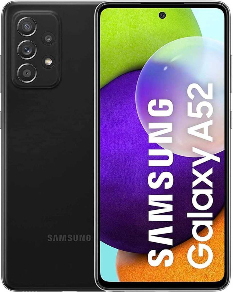 Samsung Galaxy A52 128GB Black Handy Smartphone ohne Produktbild 
