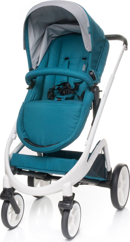 4Baby | Wózek dziecięcy - Wózek dziecięcy 2 w 1 - Turkusowy Zdjęcie produktu 