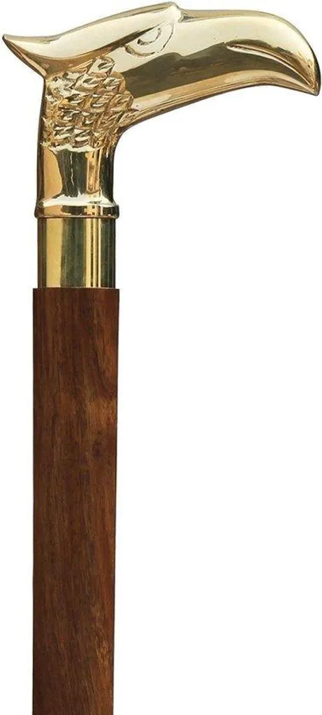 Déambulateur Adelaarskop avec poignée métallique escamotable - Bois 91cm