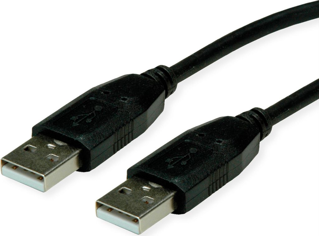 BACHMANN USB 2.0 Kabel, Typ A-A, schwarz, 3 m