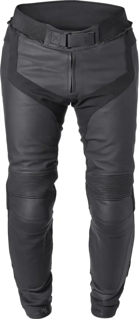 Pantalon Moto Cuir GMS GS-1 Noir 110H - Idéal Longs Trajets et Touring