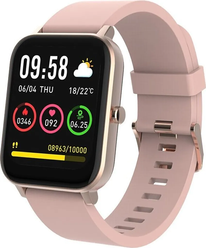 Smartwatch ForeVigo 3 SW-320 Étanche 1,7 Pouces Batterie 200mAh Or Rose
