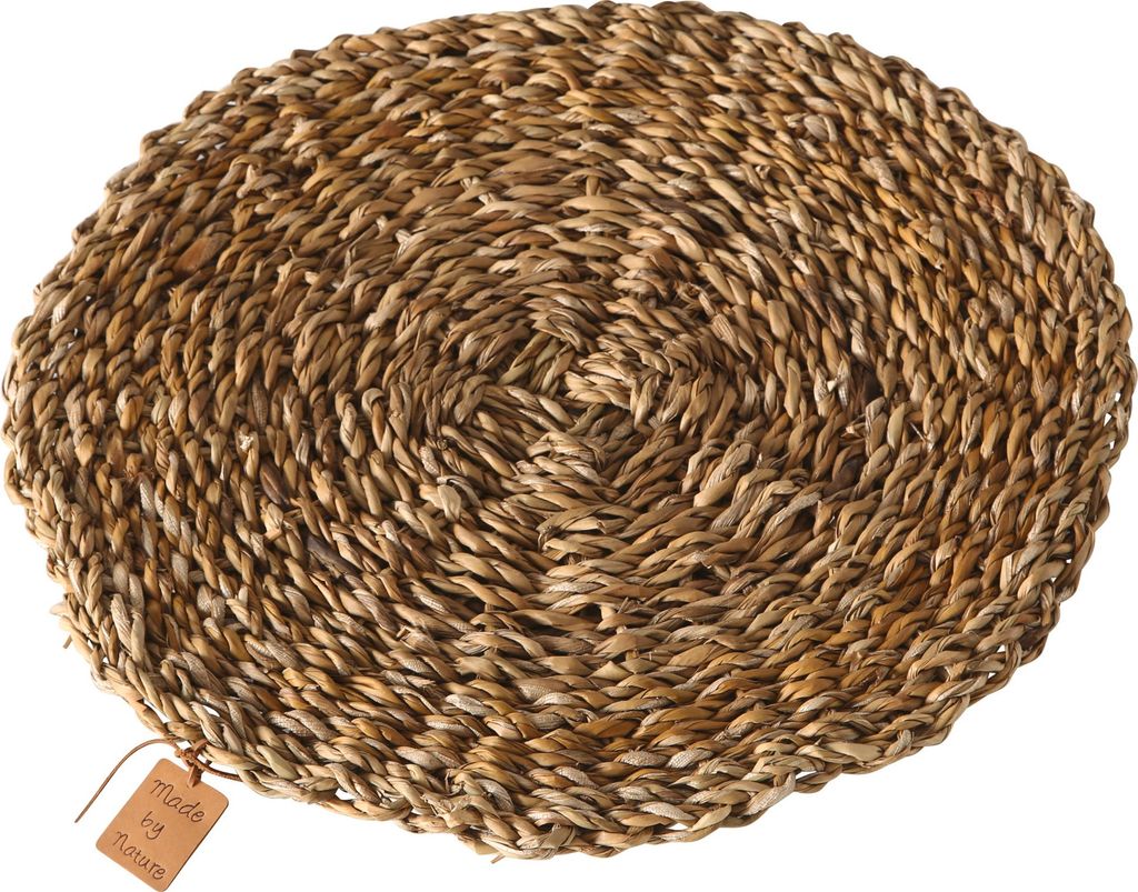 Boltze Tischset Sophy Tischläufer in Braun Matt Seegras 3266900