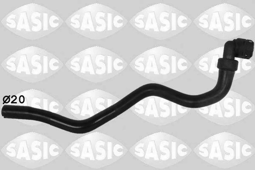 Durite de refroidissement moteur pour Astra J - SASIC 3406290 Noir