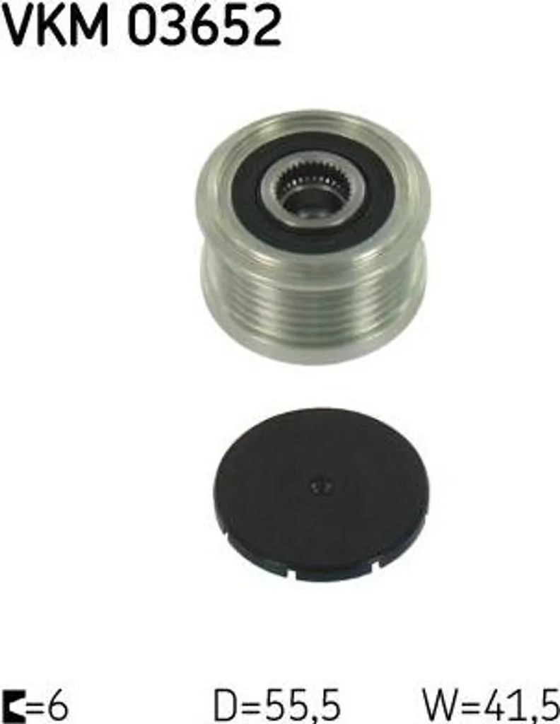 Puleggia Ruota Libera SKF VKM 03652 per Volvo S40 V40 - OE 30782701