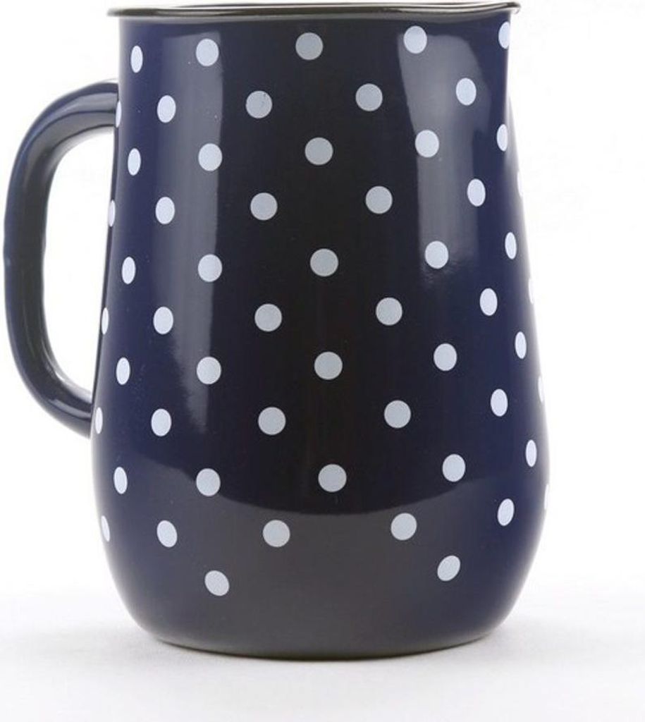 BELIS Brocca smaltata Belis/Sfinx, blu, punto bianco, 2,5 l Immagine del prodotto 