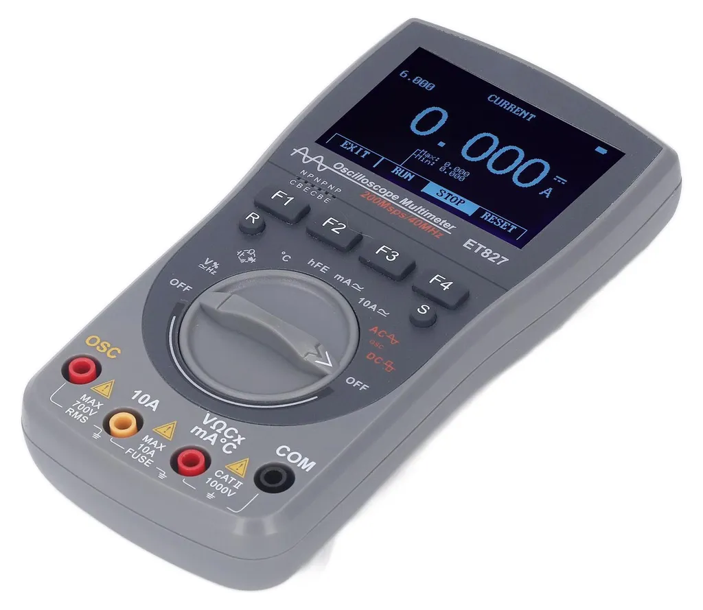 Multimètre-oscilloscope portable pour diagnostic et maintenance réseau