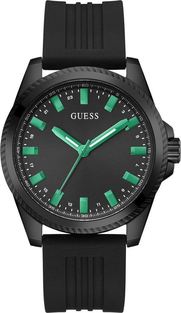Guess Herren Uhr Armbanduhr Analog CHAMP GW0639G4 Silikon