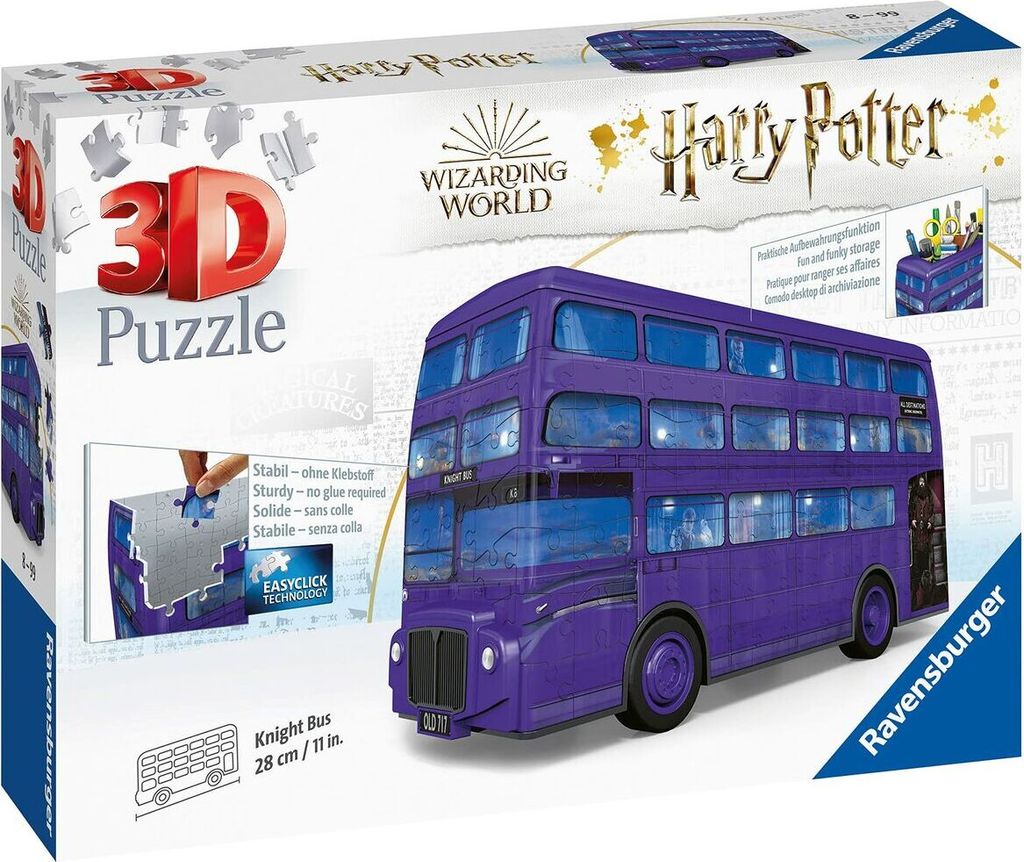 RAVENSBURGER 3D Puzzle "Harry Potter Knight Bus" Produktbild 25