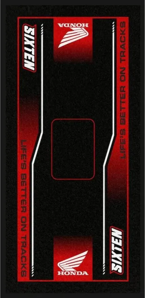 Tapis de Garage Moto pour Entretien Honda avec Protection Environnementale