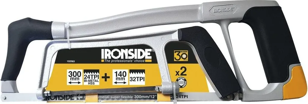 Scies à métaux IRONSIDE 150 et 300 mm : coupez tout sans effort