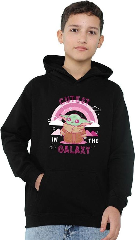 Star Wars - "Cutest In The Galaxy" Kapuzenpullover für Kinder TV24493 (116) (Schwarz)