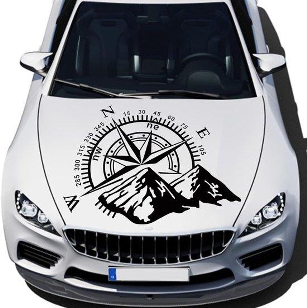Autosticker für Motorhaube und Fenster (60x50cm)