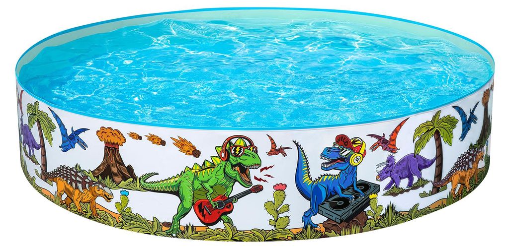 Bestway® Fill 'n Fun™ Planschbecken Dinosaurier, Ø 183 x 38 Produktbild 