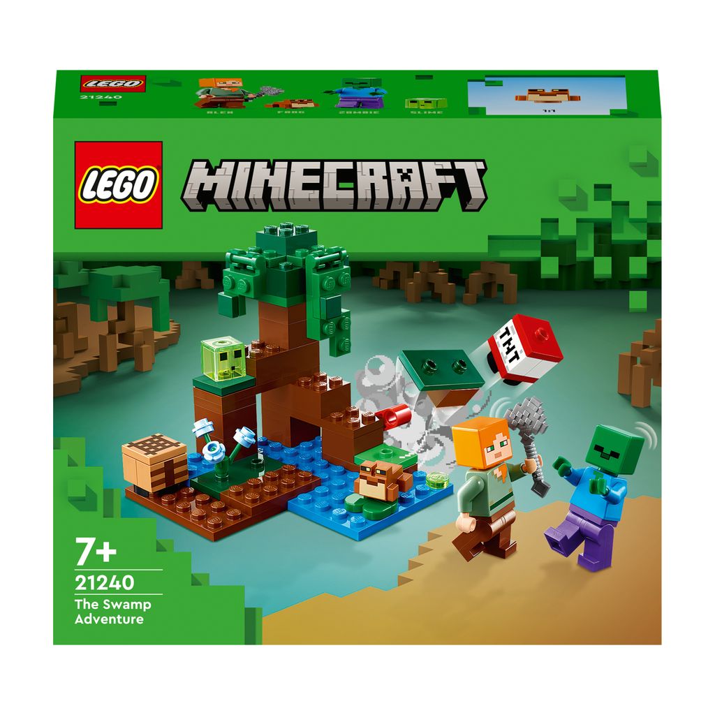 LEGO 21240 Minecraft The Swamp Adventure Set, giocattolo Immagine del prodotto 