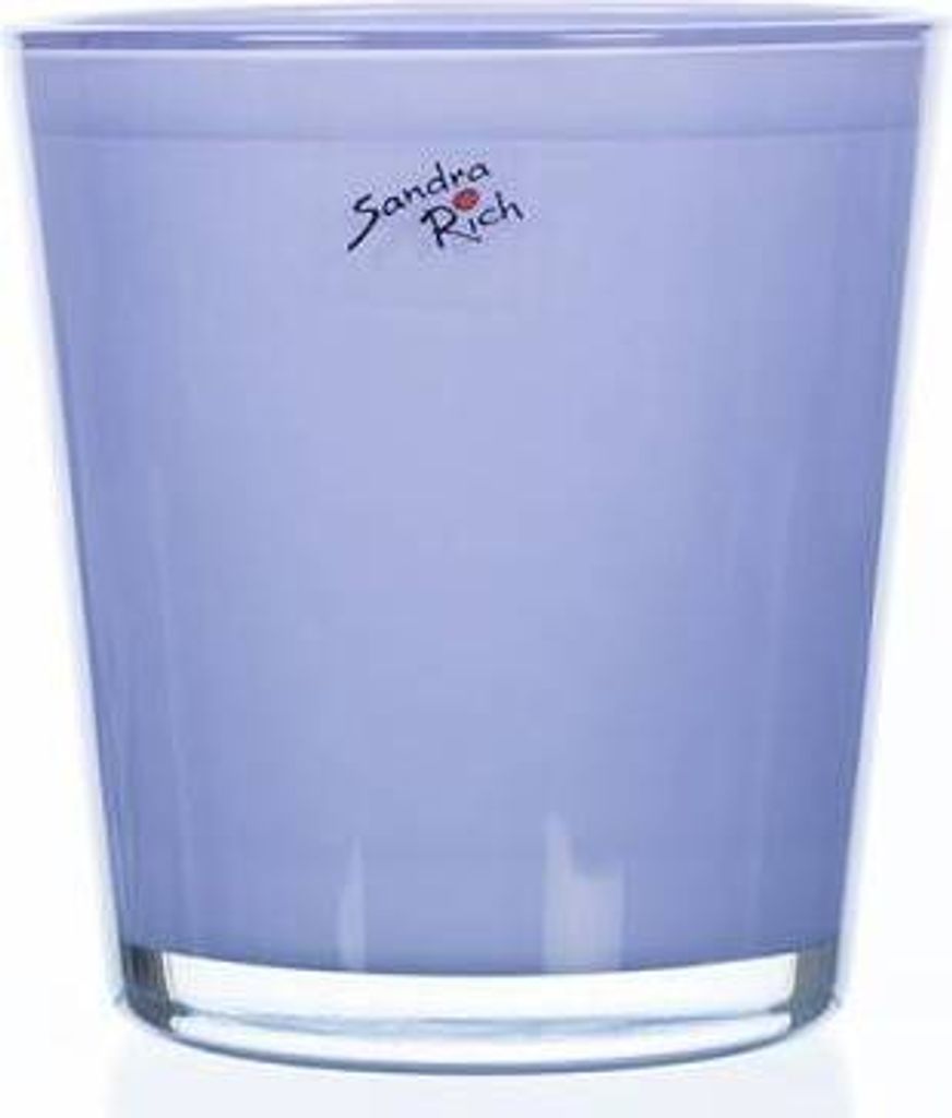 6er Set Glas Orchideentöpfe ORCHID lavendel lila H. 13,5cm D. 12cm Sandra Rich