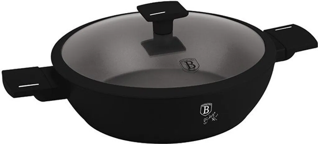 Berlinger Haus BH-8185 Padella Profonda 28cm Titanio Matte Black