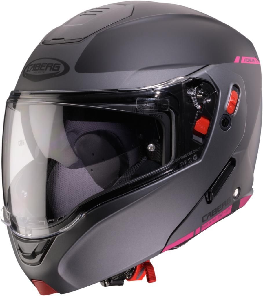 CABERG HORUS X RAY Klapphelm M in rosa/schwarz