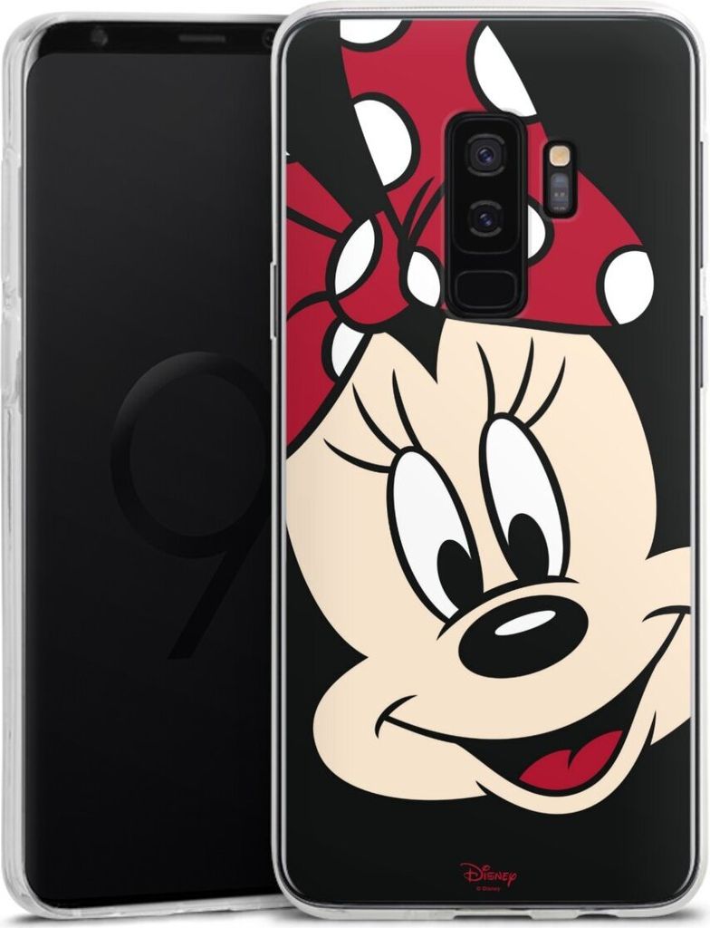 DeinDesign Handyhülle für Samsung Galaxy S9 Plus Silikon Hülle Case Smartphone Schutzhülle Disney Minnie Mouse Offizielles Lizenzprodukt