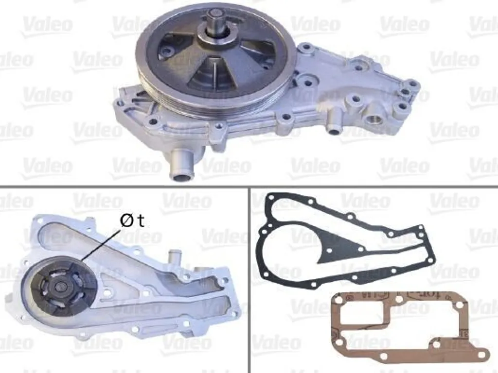 Pompe à eau anti-surchauffe moteur pour Twingo I modèle VALEO 506599