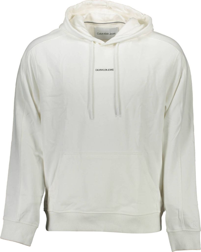 Calvin Klein Herren LANGARM-SWEATSHIRT Weiß J30J317388_A4EC96B_BIANCOYAF : Größe - 2XL Größe: 2XL
