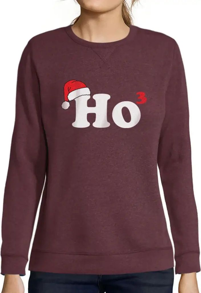 Damen Grafik Sweatshirt mit Aufdruck Weihnachtsmannmütze Weihnachten Weihnachten – Sant's Hat Christmas Xmas – Öko-Verantwortlich Vintage Jah...