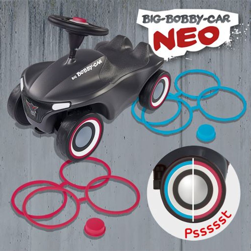 B-WARE Bobby-Car BIG Spielwarenfabrik Neo Trailer Anhänger Spielzeug Zubehör 