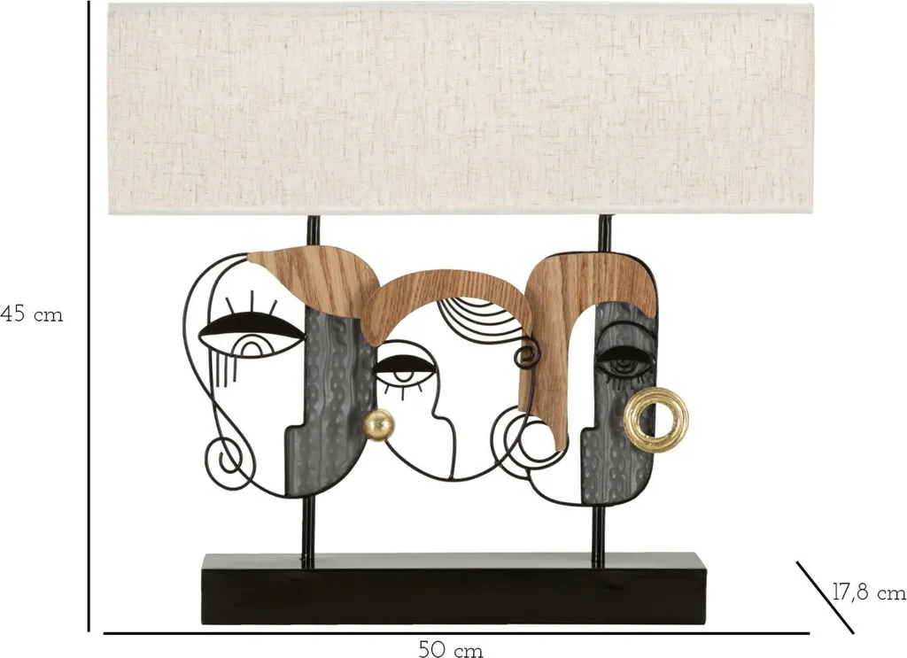 Lampe design multicolore E27 Pikassy Plus Mauro Ferretti 50cm de Large