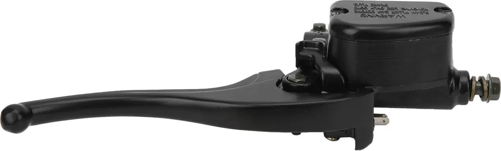 Maître-cylindre hydraulique droit en aluminium pour guidon moto 22mm