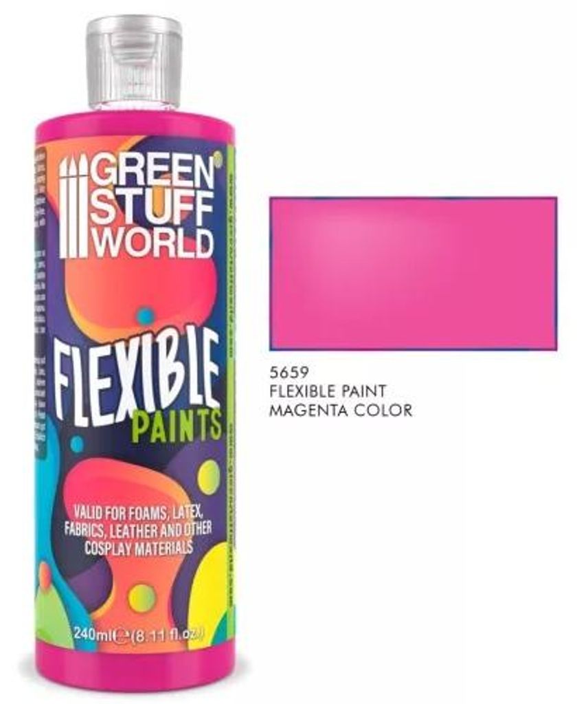 Green Stuff World GSW5659 - Flexible Farbe Magenta 240ml - Neu