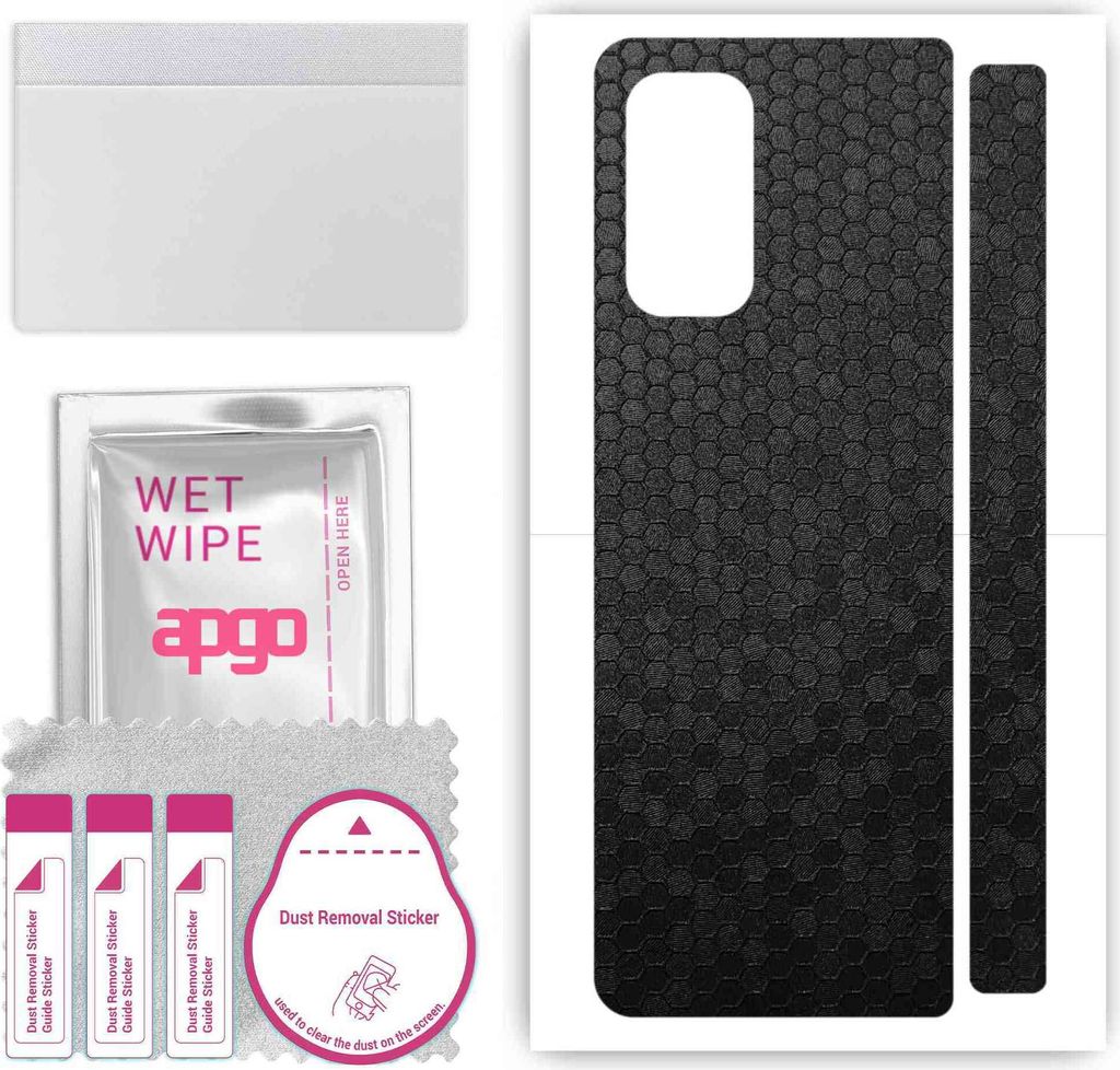 apgo Rückseite Schutzfolie, Skin, kompatibel mit Xiaomi Mix Fold, Hinten Displayschutzfolie aus Vinylfolie, kratzfest, einfache Montage - Schwarze...