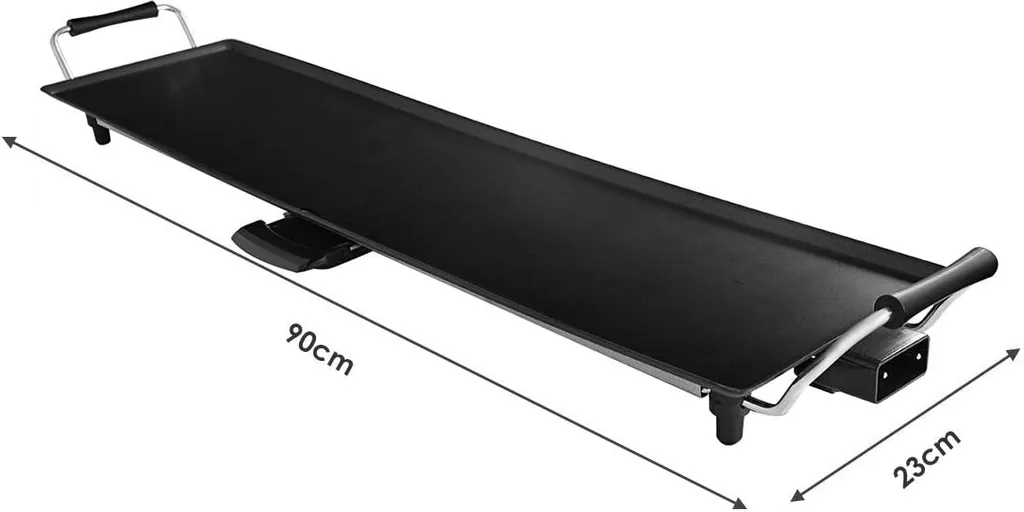 Plancha Électrique XXL Ensemble Gourmet - Grillade de Table 1800 W