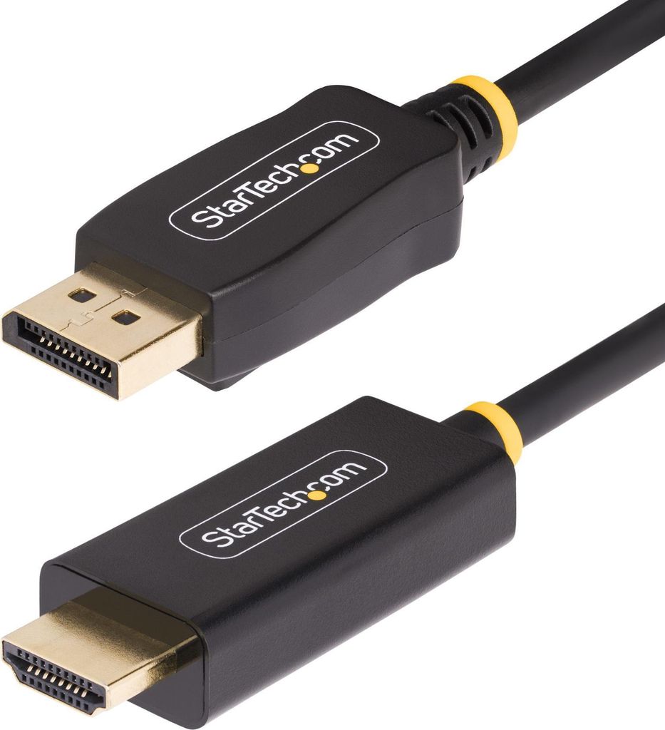 StarTech.com 9,8ft (3m) DisplayPort to HDMI Adapter Cable, 4K 60Hz with HDR, DP to HDMI 2,0b, Active Video Converter, DisplayPort Desktop to HDMI M...