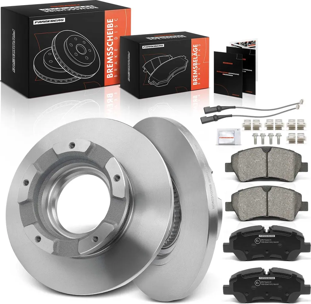 Jeu de Disques et Plaquettes de Frein Arrière Ford Tourneo Custom V362