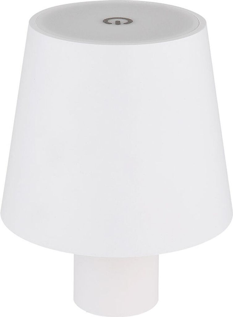 LED Tischleuchte, Flaschenlampe, Touchdimmer, Akku, H 13 cm