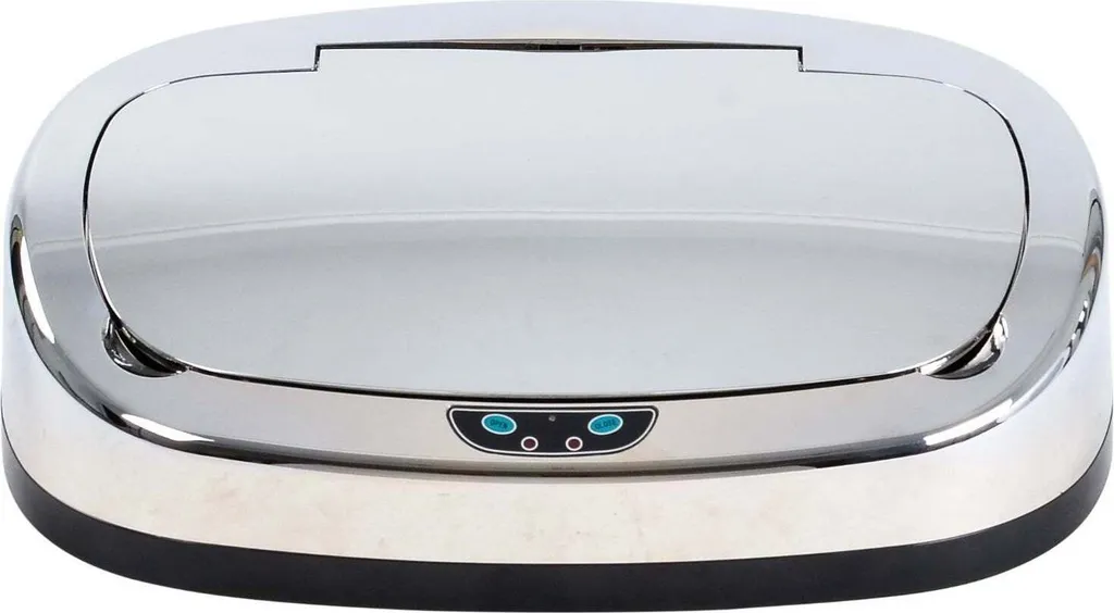 Couvercle automatique pour poubelle de cuisine Kitchen Move coloris Argent