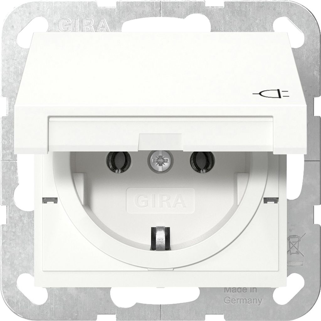 GIRA 445403 SCHUKO KD System 55 Reinweiß (445403)