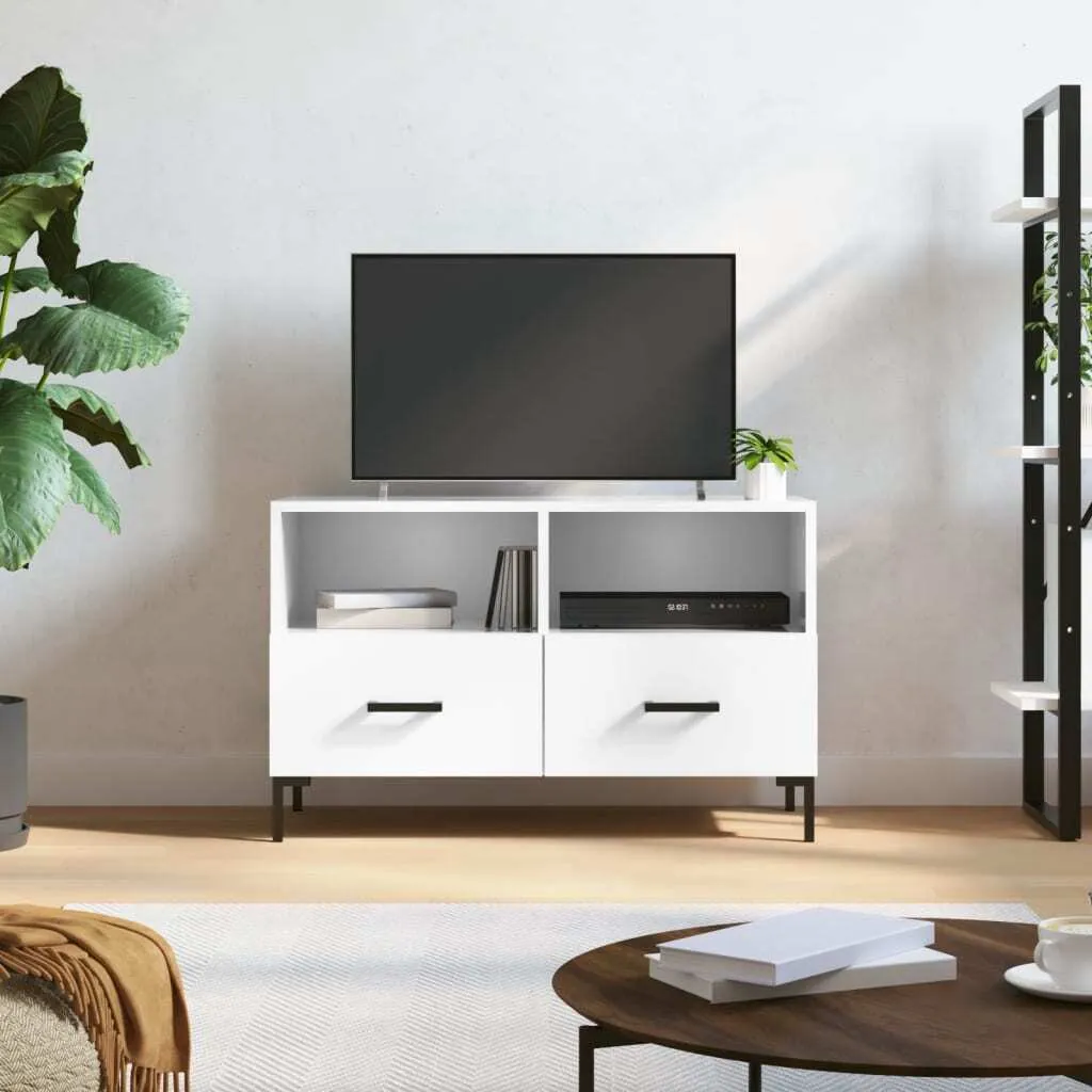 Porta TV 80cm Bianco Lucido Maison Exclusive - Design Minimal per Casa