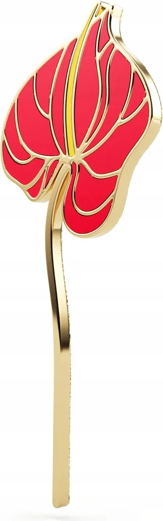 Spilla Anthurium PINETTI Oro 14K - Accessorio Statement di Tendenza - 2