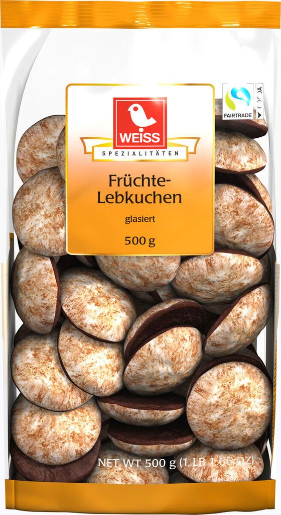 Weiss kleine Obladenkuchen feine Früchtelebkuchen glasiert 500g