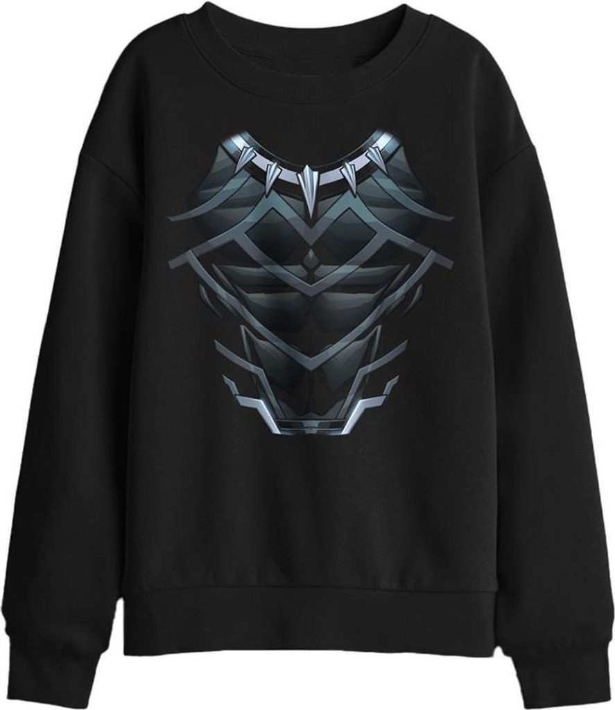 Black Panther - Sweatshirt für Kinder TV29597 (128) (Schwarz)