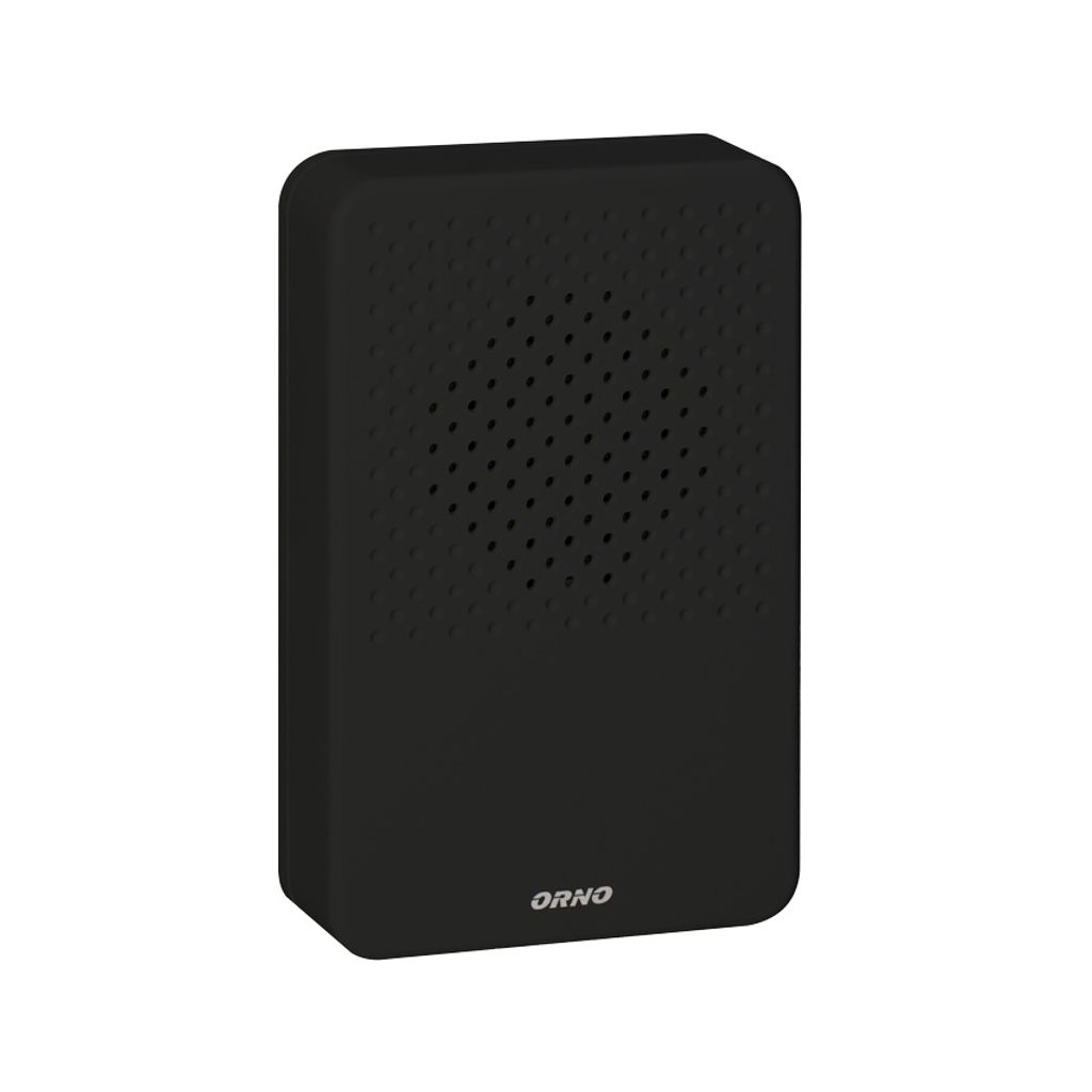 Sonnette électronique OR-DP-MR-161 - Noire - Avec réglage Image du produit 