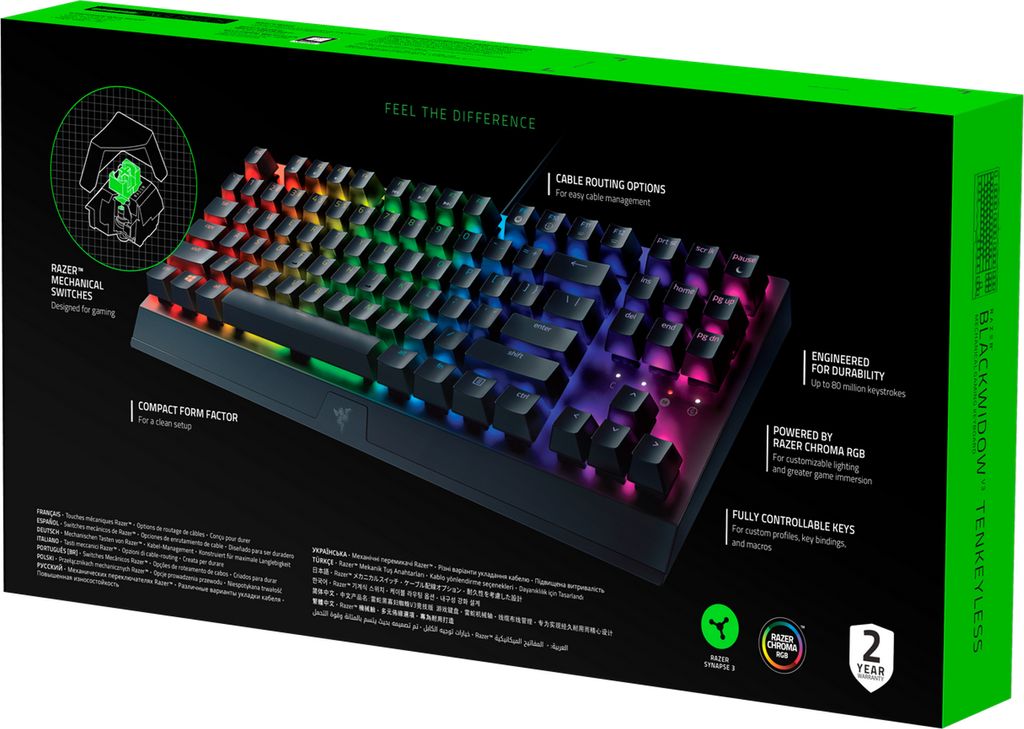 Razer BlackWidow V3 Tenkeyless Zdjęcie produktu 4