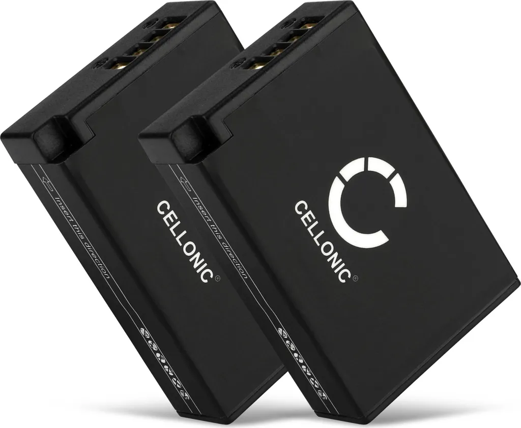 2x Batterie LP-E17 CELLONIC per Vlogging Canon 200D 800D 77D 950mAh