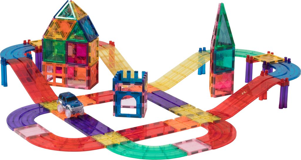 Eduplay magnetische Rennstrecke 120-teilig Spielzeug Set Produktbild 