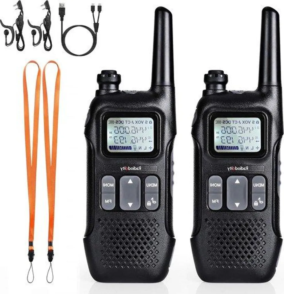 Talkie-walkie rechargeable 4 km : communiquez partout sans réseau mobile