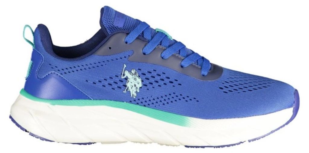 Herren Sportschuh Blau mit Kontrastdetails und Herausnehmbarem Fußbett