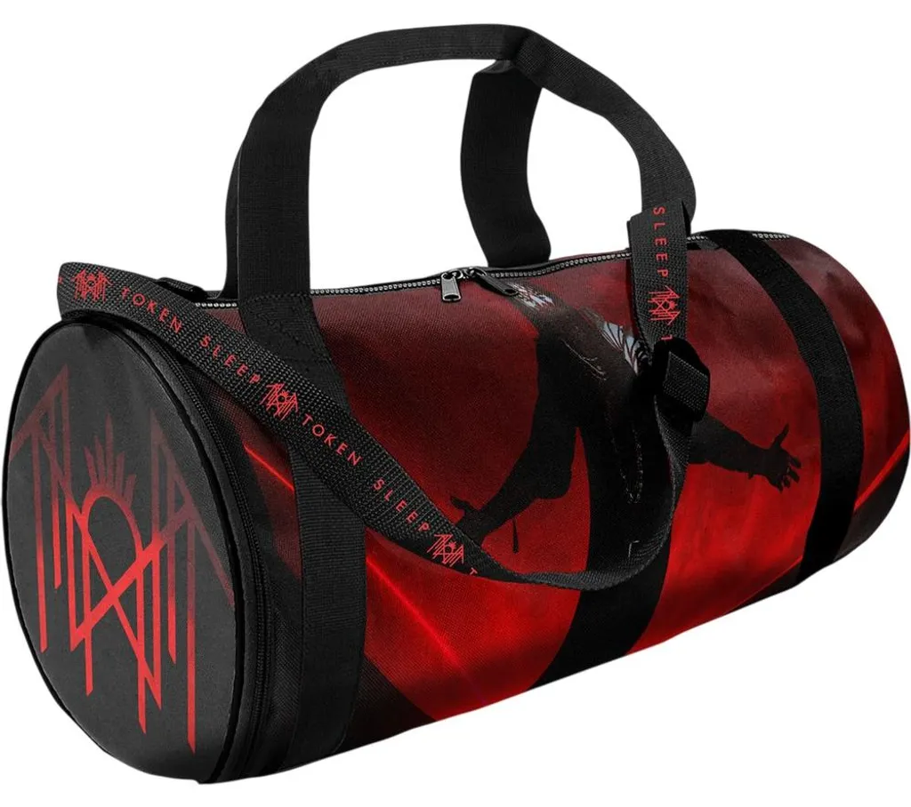 Sac de voyage Sleep Token RO16095 en Toile Noir et Rouge Résistante