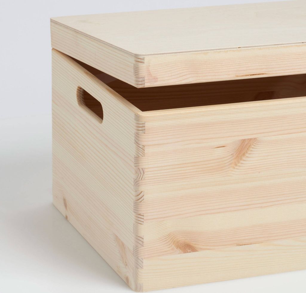 Univerzálny box Zeller s vekom, borovica 40x30x24 Obrázok produktu 3