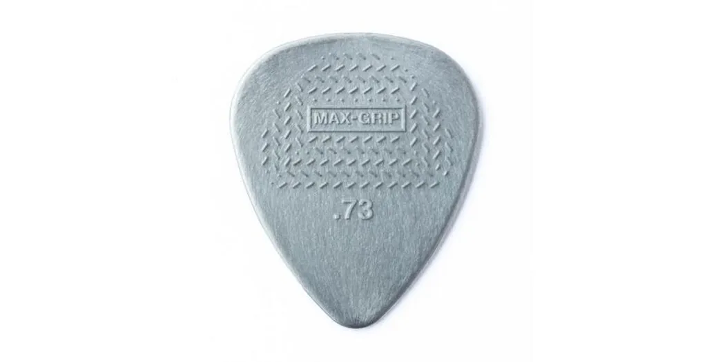 Plectre de Guitare Dunlop Nylon Max Grip 0.73 mm Antidérapant Souple